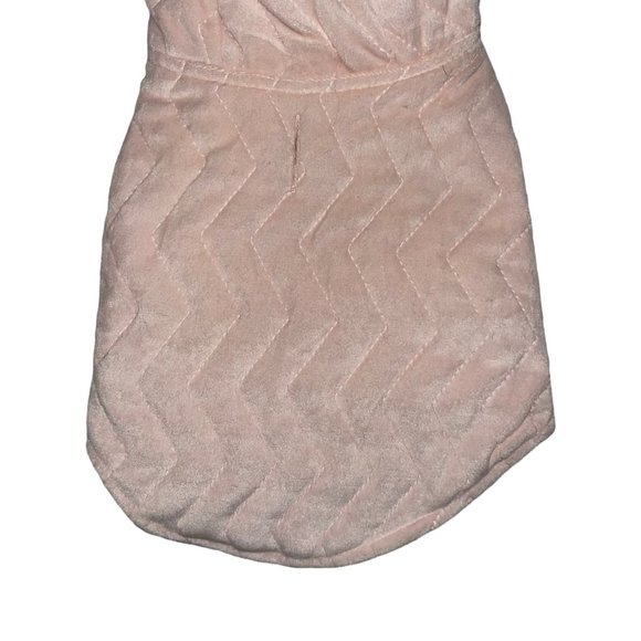 NWT Top Paw Pink Fur Faux Velvet Jacket Hoodie Hooded Outerwear Dog S - Picture 3 of 7